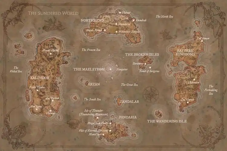 《魔兽世界:编年史》第一卷插画全集:美工复活