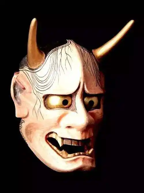 日本传统面具——能面——般若:日本传说中.
