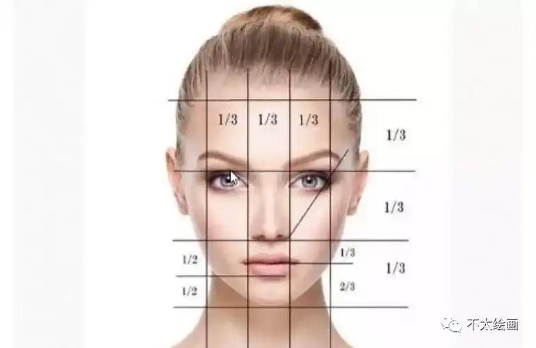 1,人体好看的几个特征 (1)三庭五眼