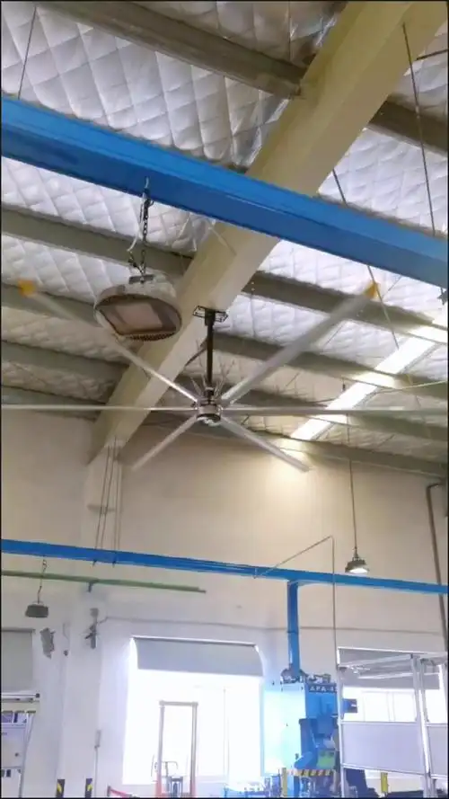 7.3米工业大吊扇,全方位覆盖,风力强劲