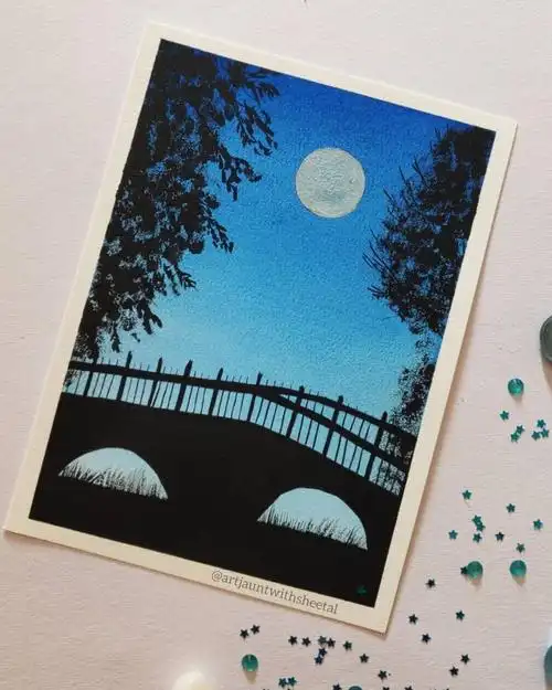 水彩新手入门风景素材简单易学还好看2