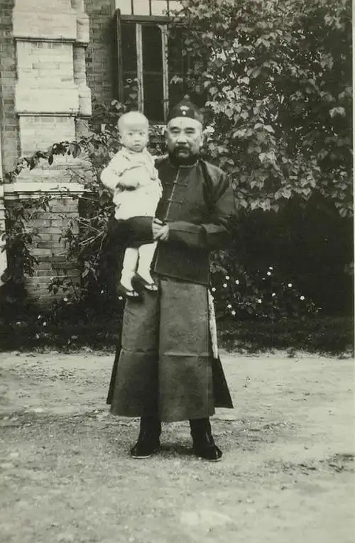 老照片:1917年,张勋复辟,龙旗飘飘的北京城