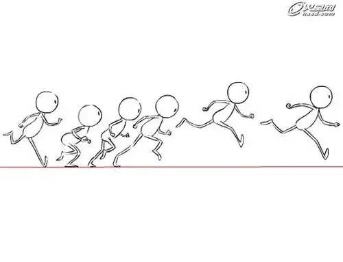 动画教程如何画一个奔跑的人