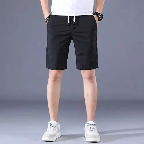 李维犀牛(leevirhino)2020夏季新款男士休闲短裤宽松百搭柔软男士短裤