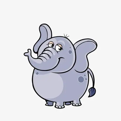 手绘卡通大象手绘卡通大象