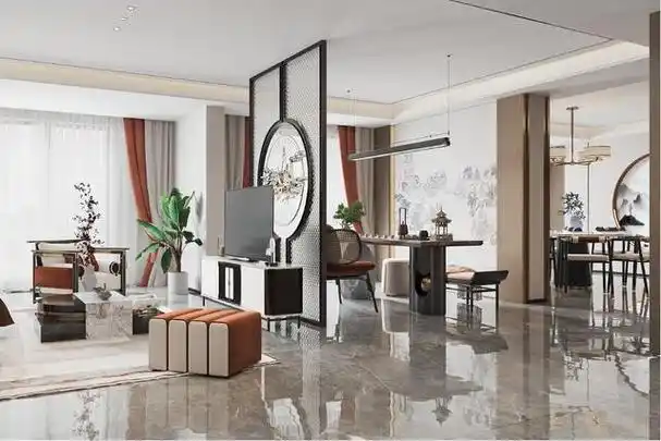 新中式风格在装修设计中,把传统的古典文化融入到家居空间中.