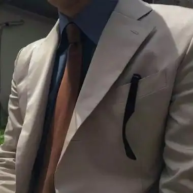 西装控不露脸气质男头像图片