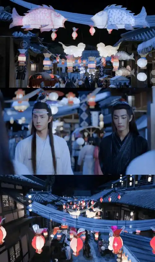 陈情令超话#肖战魏无羡##王一博蓝忘机#【 忘羡·剧情拼接长图 】忘羡