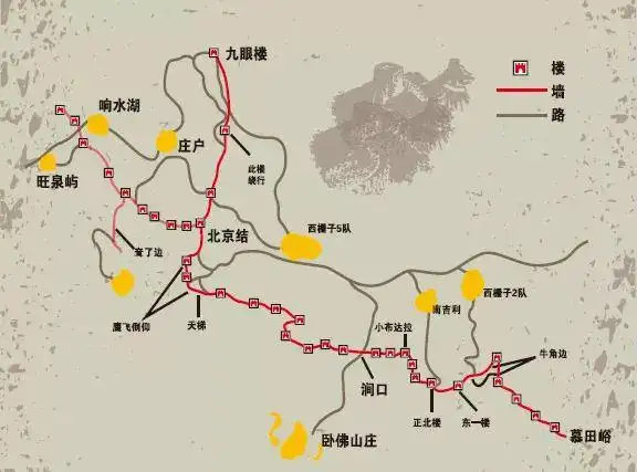 蓝天下户外挑战箭扣长城101922攀京郊长城之天险赏残长城秋色无边穿越