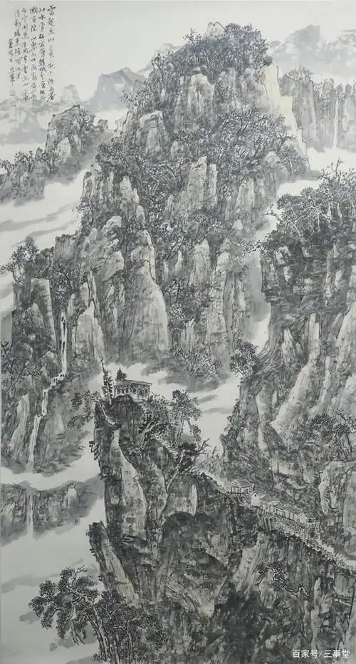 【鱼军山水画作品·1】