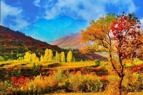 人间仙境马泉沟又见红叶最美时