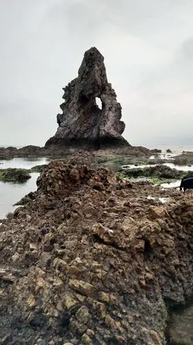 青岛崂山石老人海滩