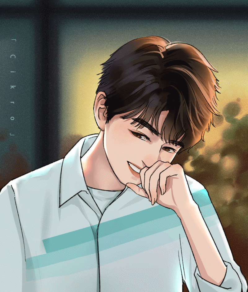 王俊凯迷人小饭绘一则,帧帧入你心