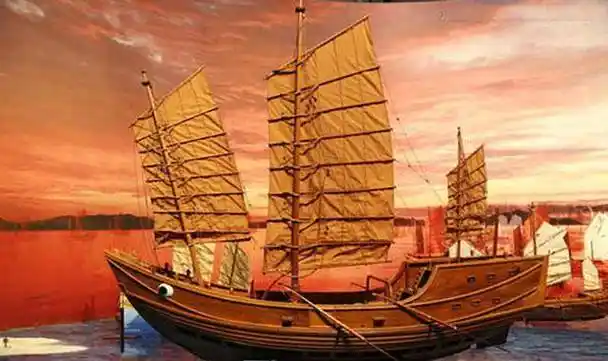 借风行船,乘风破浪,古代人对帆的使用由来已久_桅杆_风力_帆船