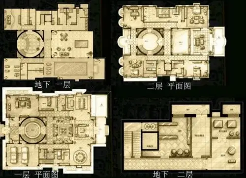 财富公馆 别墅 户型图片仅供参考