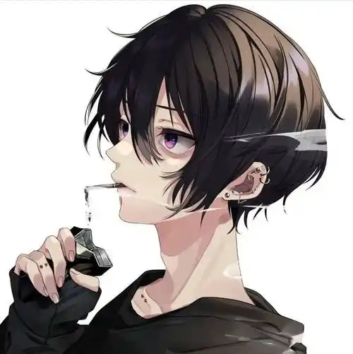 痞帅痞帅动漫头像_侵权_空也_朋友