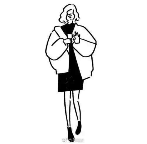 ins人物简笔画酷酷的简笔画女生头像第三弹skr今日份ins风简笔画手绘