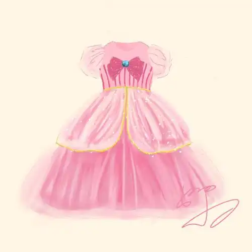 粉嫩公主连衣裙