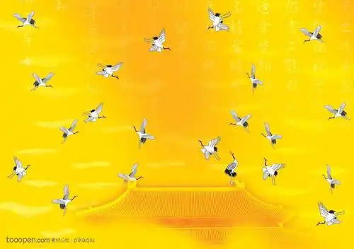 瑞鹤-梦幻背景底纹仙鹤白鹤 - 堆糖,美图壁纸兴趣社区