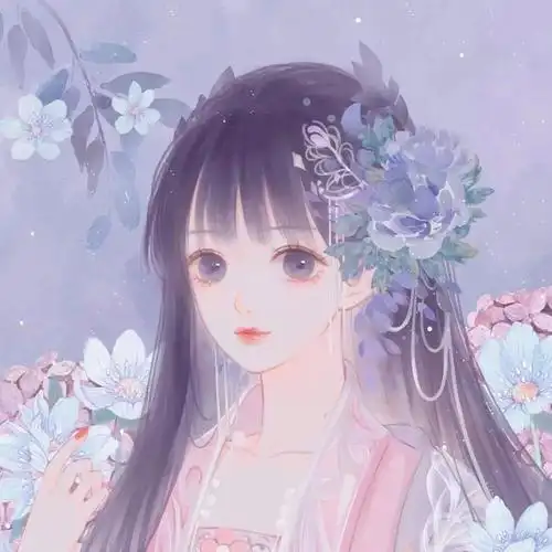 古风仙气飘飘的动漫女生头像无论怎么背道而驰还是会重新相遇