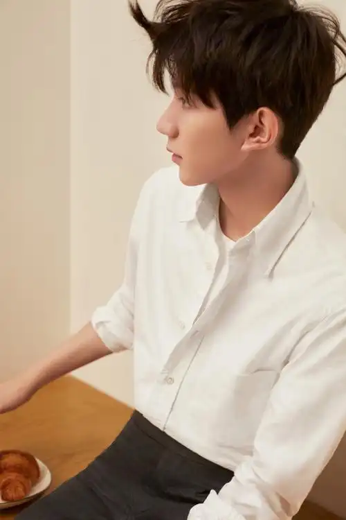 王源白衬衫秋日写真图片46