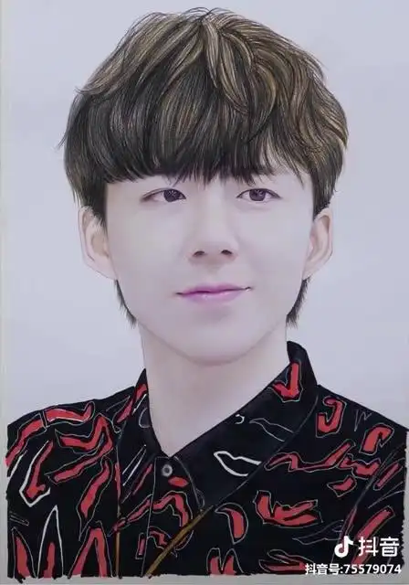 摩登兄弟宁哥肖像素描,太传神了