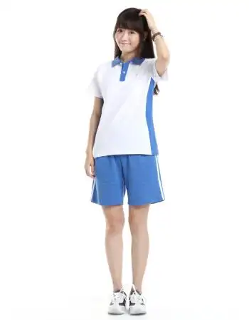 深圳中学生季校服 装校服男女款短袖短裤t恤 季运动统一套装 套装