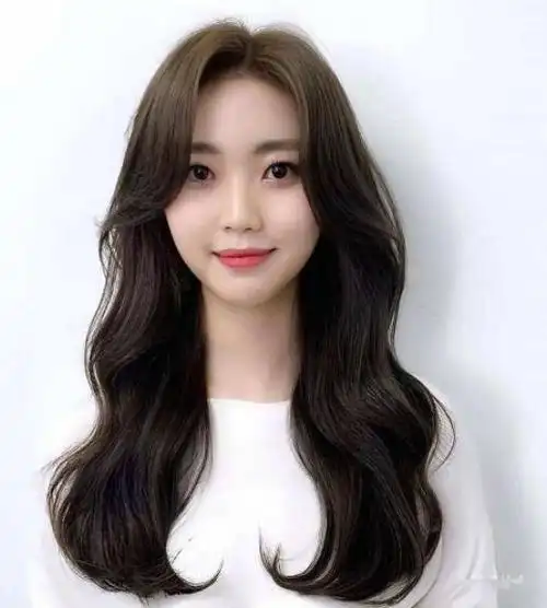 2021大波浪发型长发大卷,非常自然清新的波浪发型