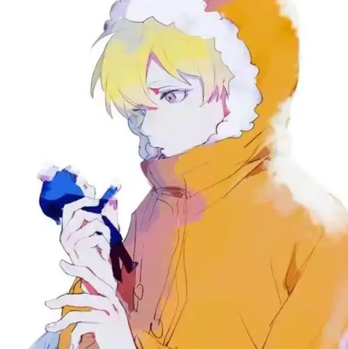 动漫男生头像#白色系#紫色系#黄色系