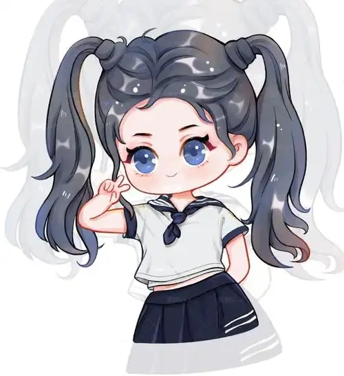 q版杨幂校服第三弹第四张校服画谁呢