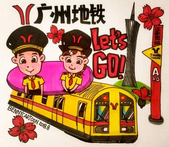 地铁简笔画怎么画地铁的画法