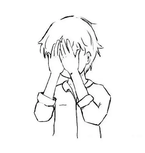 小孩捂嘴简笔画