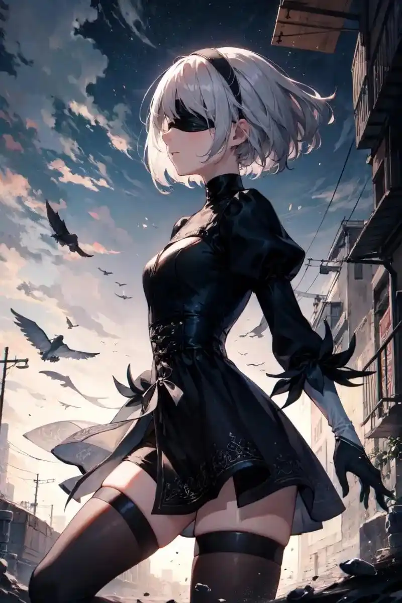 2b小姐姐#尼尔机械纪元 #2b小姐姐 #wallpaper - 抖音