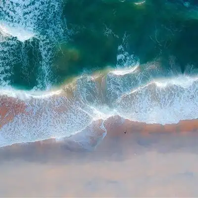 唯美海边头像红色海岸高清美景图片