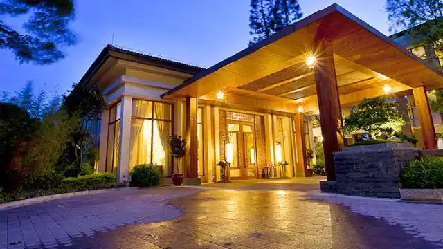 中山温泉宾馆度假村住宿1晚 双人中山温泉门票 双早