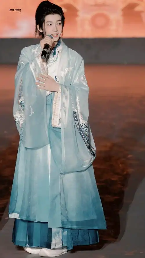 刘宇高马尾汉服造型##国风大典