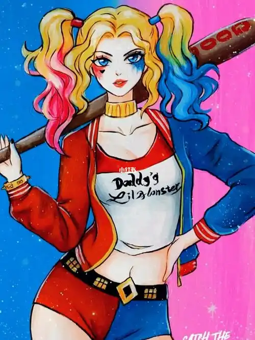 小丑女的四种画法