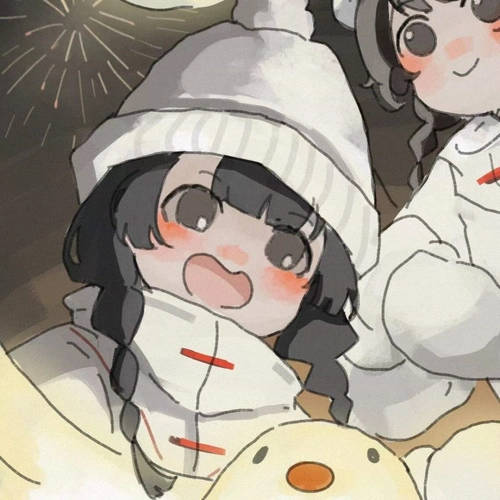 动漫女头可爱闺蜜头像