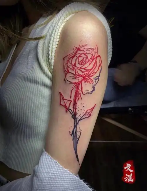 玫瑰纹身
