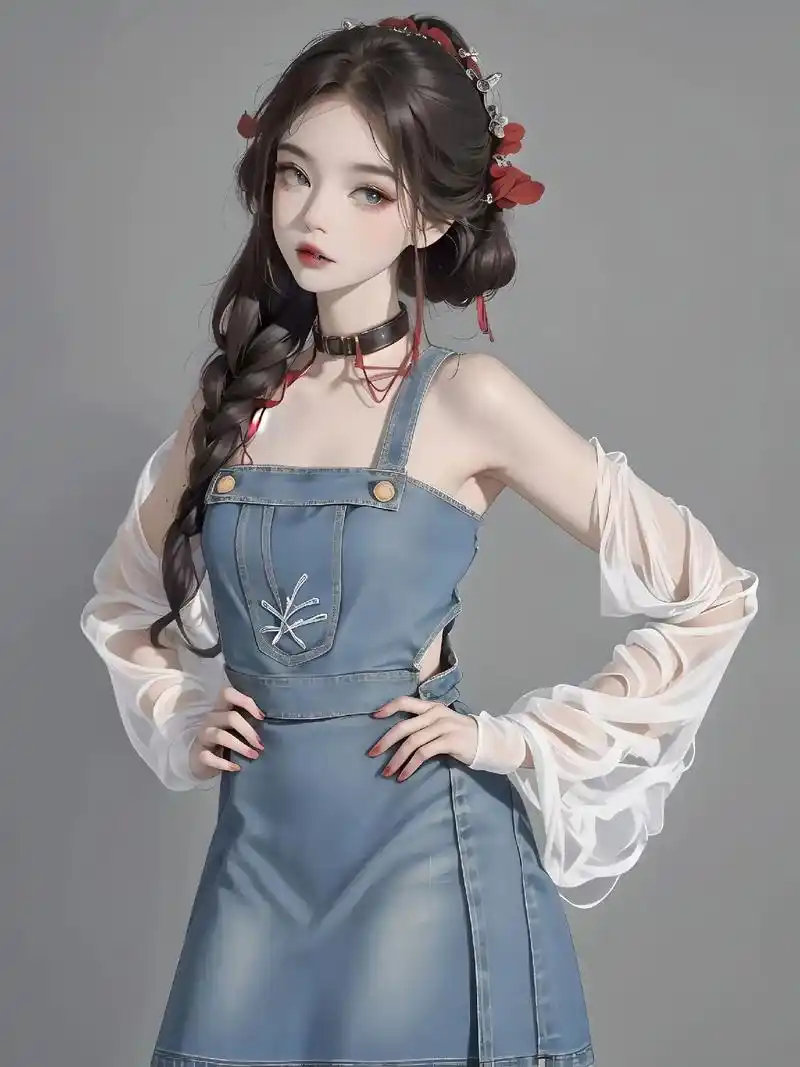 牛仔风.#穿搭 #女生头像 #高级感穿搭 #美出高级感 #欢 - 抖音