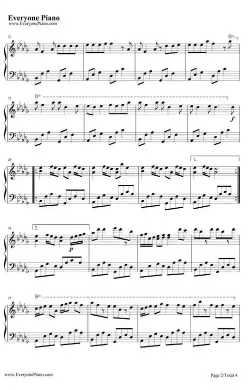 you钢琴谱-dai-寒蝉鸣泣之时解目明篇ed2