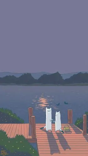 萌萌哒可爱鸭插画手机壁纸 第二辑