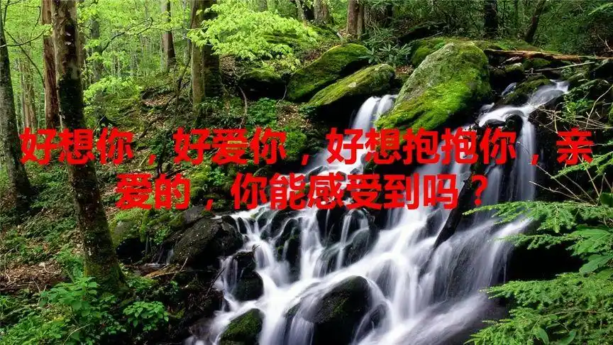 好想你,好爱你,好想抱抱你,亲爱的,你能感受到吗?