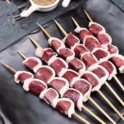 望京小腰20串烧烤串猪腰串烧烤半成品腰子串烧烤食材小腰子串500g