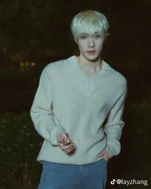 张艺兴秋季银发