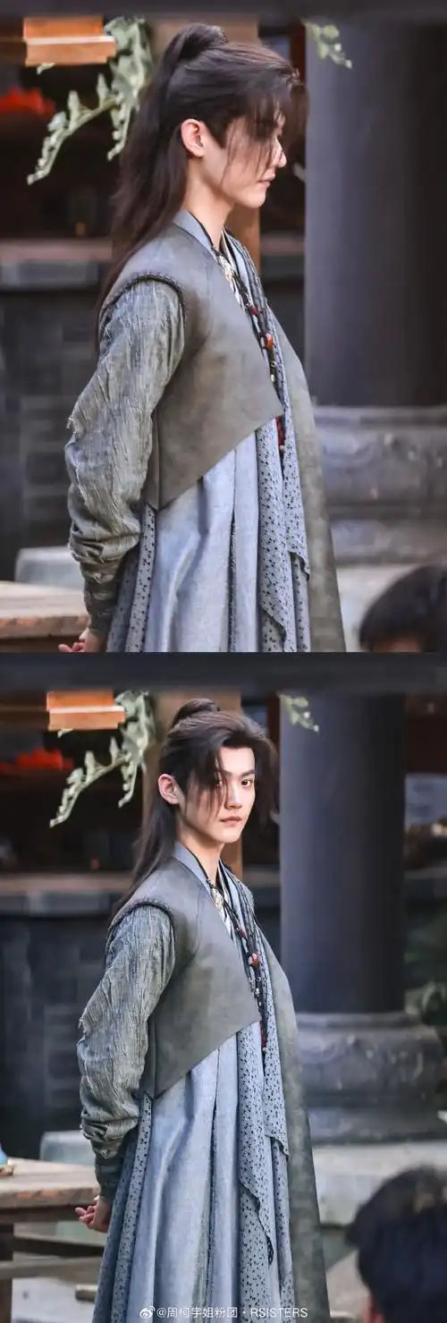 我火速去搜了一下「千麟02」的路透,周柯宇第一部古装剧诶#周柯宇