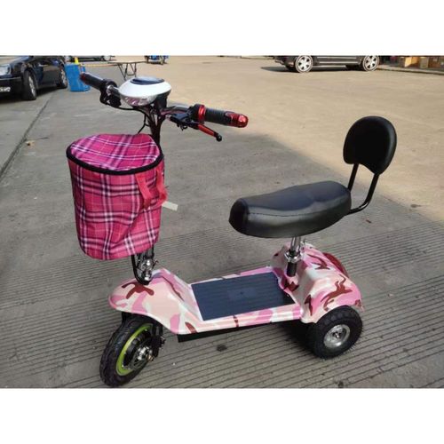 雅迪同款迷你电动三轮车女士折叠电动车同款便捷小型电瓶车代步车倒车