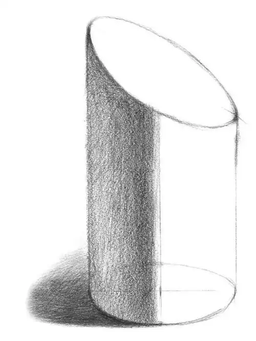 零基础素描教程:分步骤讲解三种石膏几何体画法,简单易学,收藏 石膏