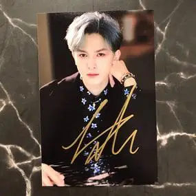 朱正廷亲笔签名照片亲笔保真ninepercent活动宣传照明星周边礼物