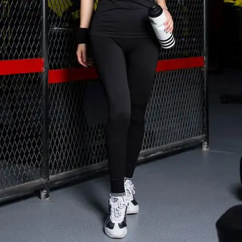 夏季女式直筒型运动休闲紧身小脚裤 欧美外